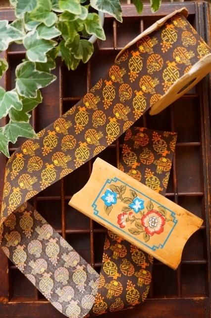 Usa Vintage Tibet 1970 S Wide Ribbon Roll オリエンタル ヴィンテージ アンティーク リボン ハンドメイド 古着 雑貨の店 かるた Usa Vintage Tibet 1970 S Wide Ribbon Roll オリエンタル ヴィンテージ アンティーク リボン ハンドメイド 古着 雑貨の店 かるた