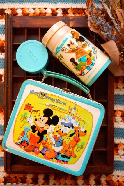 Usa Vintage Disney Lunch Box Aladdin ヴィンテージディズニー ランチボックス 古着 雑貨の店 かるた