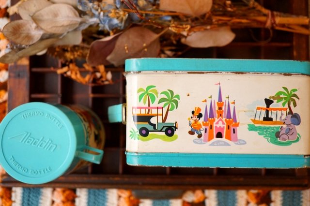 USA VINTAGE DISNEY LUNCH BOX(Aladdin/ヴィンテージディズニー/ランチ