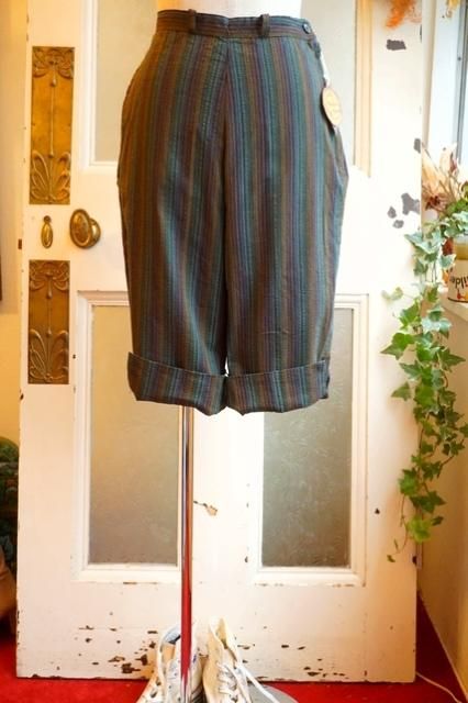 希少 USA製 デッドストック 60's ヴィンテージ シアサッカー パンツ 希少 USA製 デッドストック 60's ヴィンテージ シアサッカー パンツ