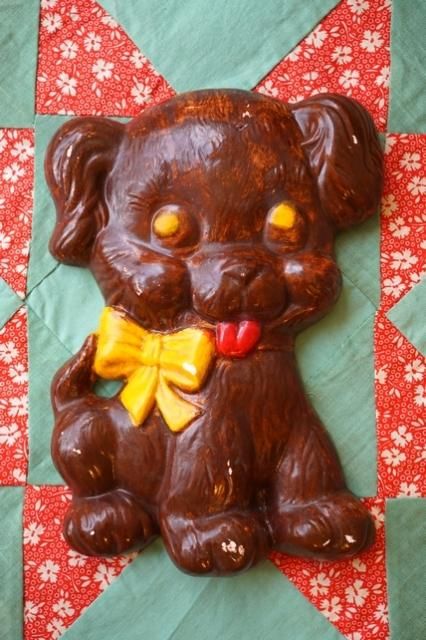 USA VINTAGE 40's 50's DOG WALL DECORATION 40s 40年代 50年代 犬