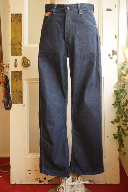 USA VINTAGE 40's 40s BIG JACK RACE-UP DENIM PANTS 40年代