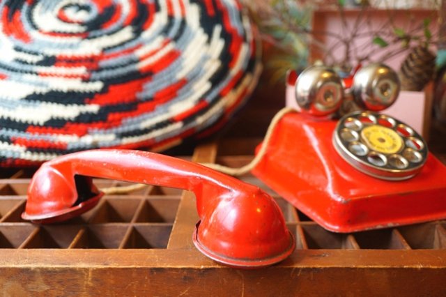 USA VINTAGE 1940 40's 50's TOY TELEPHONE ヴィンテージ 電話