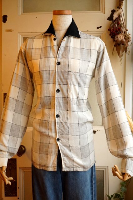 USA 1950's 《TRU VAL》 2-TONE RAYON SHIRTS 50s 50年代 ヴィンテージ