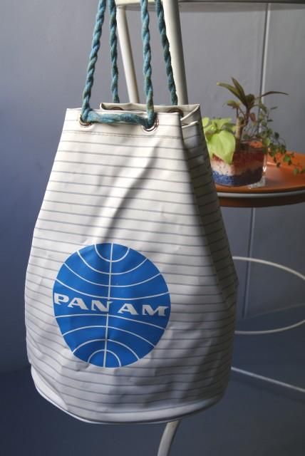 ☆レア☆Vintage パンナム“PANAM” フライトBag (USA60-70年代