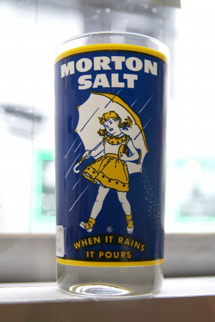 Vintageグラス☆USA企業☆MORTON SALT - 【古着・雑貨の店 かるた】