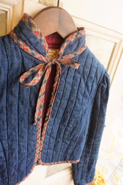 USA VINTAGE《GUNNIES》“SWEET COUNTRY STYLE” QUILTING BOLERO JACKET