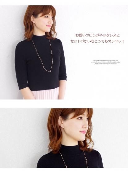 9mmVer◇Premium Shell Clover ホワイト・シェルの9mm一粒ピアス