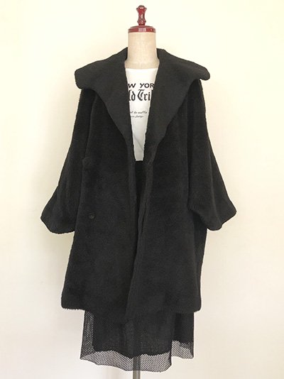 Europe vintage dolman sleeve coat (black) ヨーロッパ・ヴィンテージ