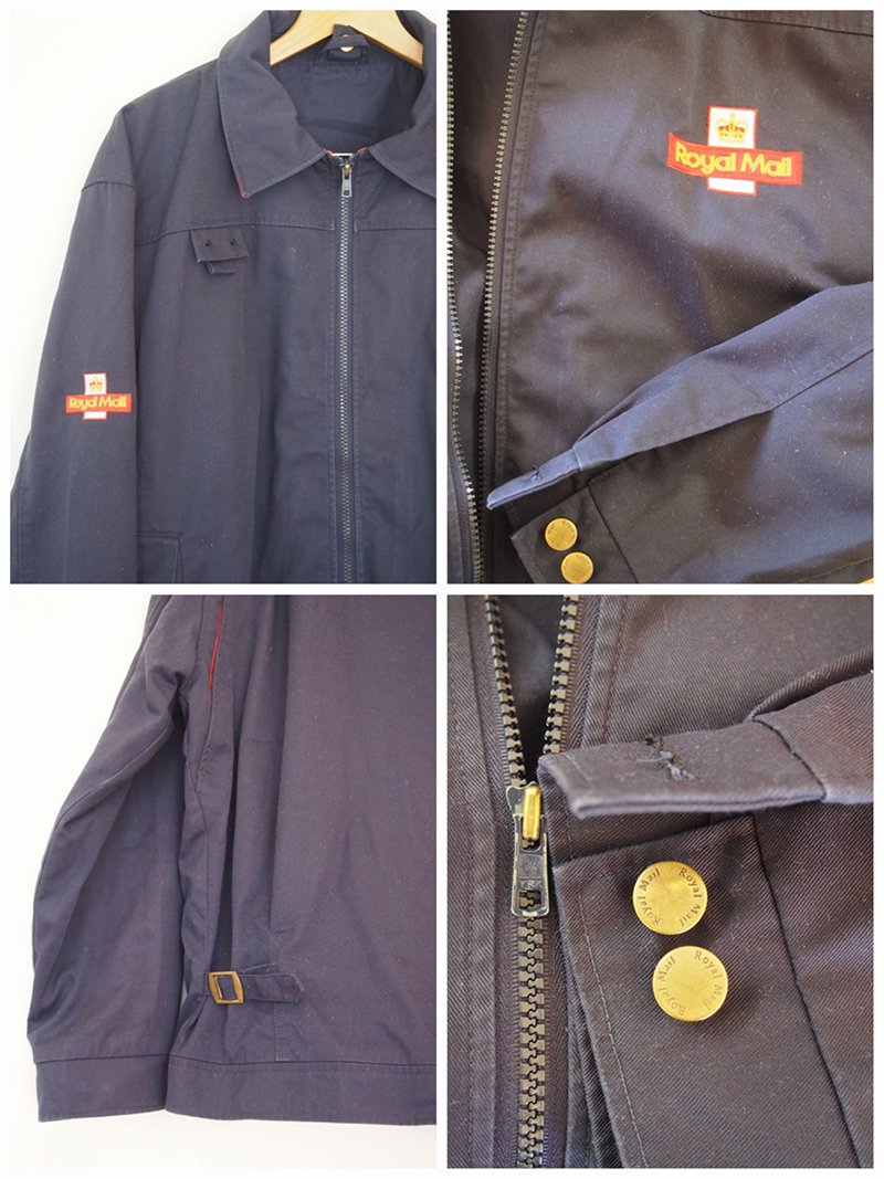 UK vintage postman jacket(navy×red) イギリス ヴィンテージ ポストマン・ジャケット（ネイビー×赤） -  spacemoth / fripier zoetrope - vintage / new clothing, music, cinema & books