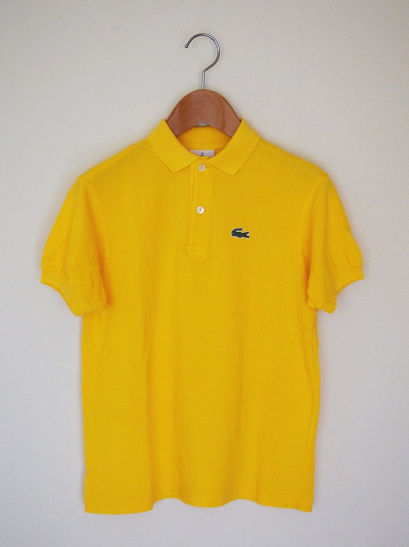 LACOSTE boys polo shirts (yellow) ラコステ ポロシャツ（黄色