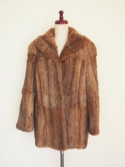 Gruziya (Georgia) vintage fur coat / グルジア（ジョージア）ヴィンテージ ファーコート - spacemoth /  fripier zoetrope - vintage / new clothing, music, cinema & books