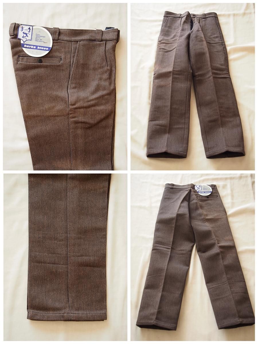 France 1950's vintage “barbe bleue” trousers / フランス 1950 France 1950's vintage “barbe bleue” trousers / フランス 1950