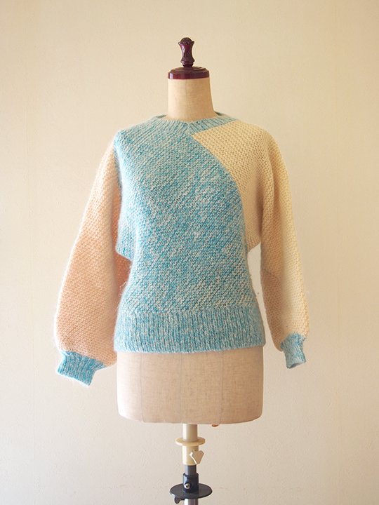 <img class='new_mark_img1' src='https://img.shop-pro.jp/img/new/icons13.gif' style='border:none;display:inline;margin:0px;padding:0px;width:auto;' />UK vintage pastel hand knitted jumper / ꥹ ơ Ԥߥ˥åȥǥ (ѥƥ륫顼)