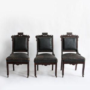 ANTIQUE CHAIRS SET OF 3 PIECES