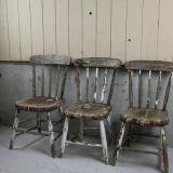 Shabby Chic wooden chairs