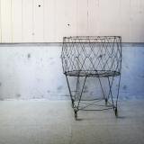 SOLD old wire laundry basket
