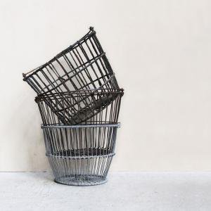 old iron basket
