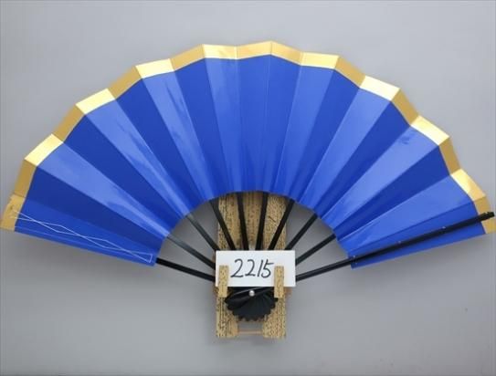 観世流　本金花柄舞扇青金色 観世流 本金花柄舞扇青金色 観世流 本金花柄舞扇青金色