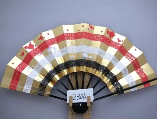 舞扇子の扇亘 a2306 舞扇子 金箔4段線小石ノギ抜き 赤 黒天地 京扇子 舞扇子 子供扇子 踊り よさこい 舞扇子の扇亘 a2306 舞扇子 金箔4段線小石ノギ抜き 赤 黒天地 京扇子 舞扇子 子供扇子 踊り よさこい