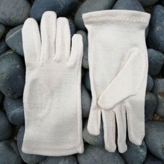 オーガニックコットンショート手袋