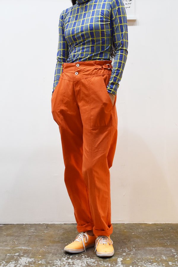 Vintage Orange Tapered Pants