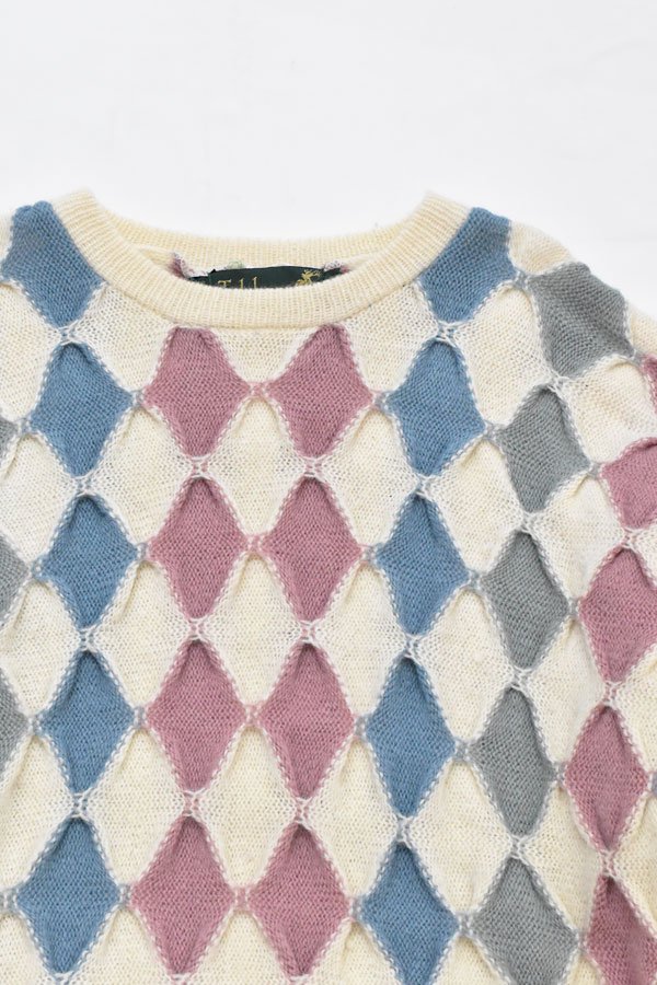Vintage Pattern Knit Sweater