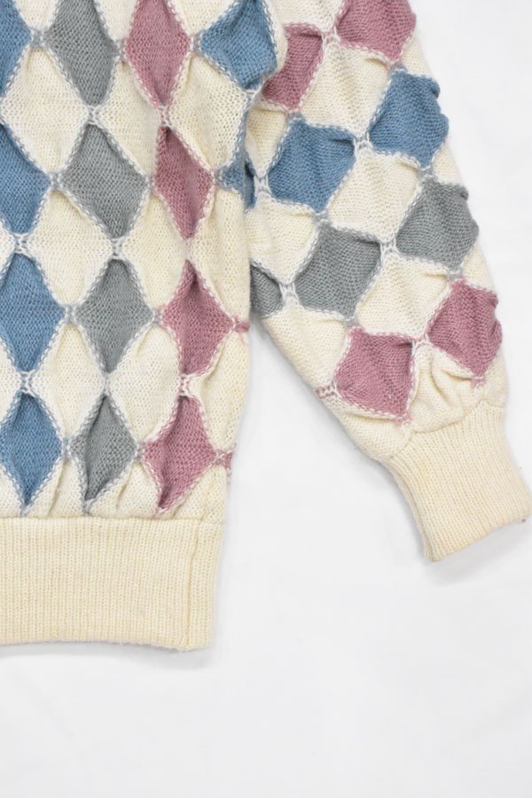 Vintage Pattern Knit Sweater