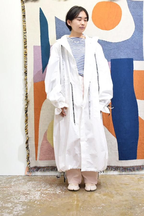 HENRIK VIBSKOV - Long Delivery Anorak - Ecru - Unisex - kitoit / kiik