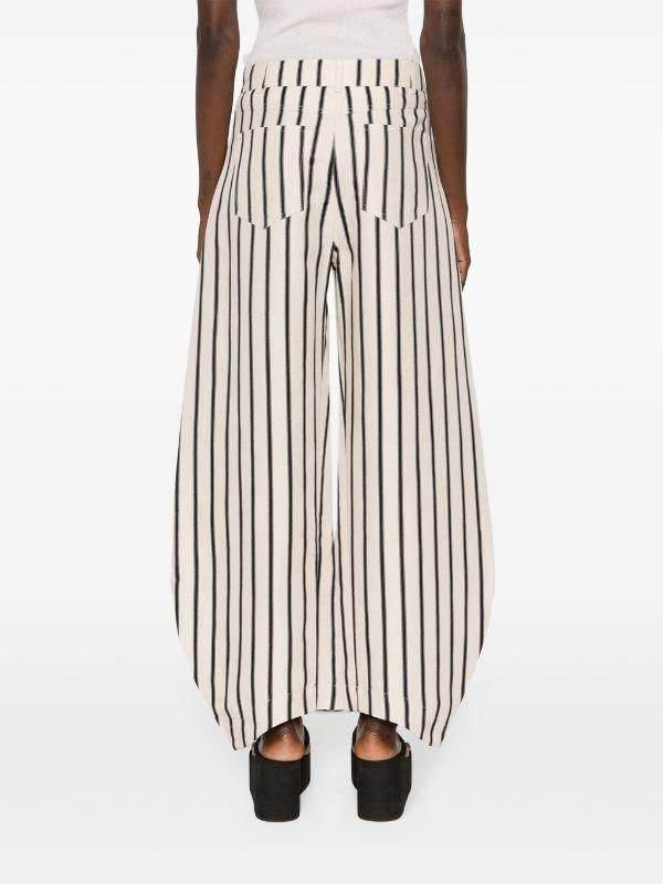 HENRIK VIBSKOV - Pipette Pants - White Black Stripes