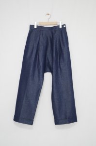 Cen_ - Tuck Wide Pants(linen denim)