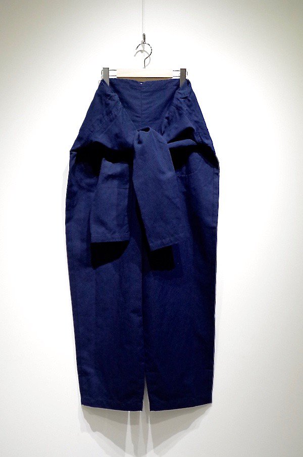 ohta - navy shibari pants-unisex - kitoit / kiik