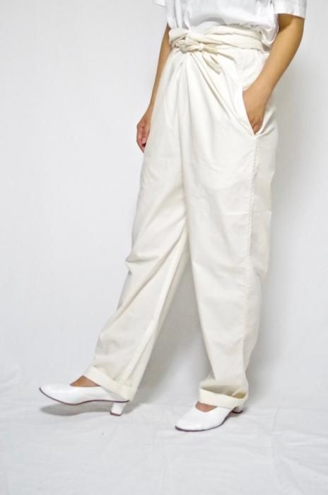 COSMIC WONDER-ORGANIC COTTON WRAP PANTS-unisex(Natural) - kitoit