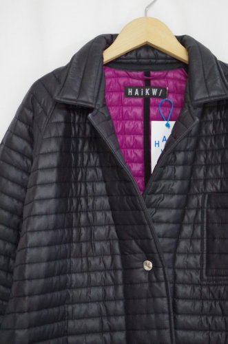 HAiK-Quilt warehouse coat(Black, Purple)