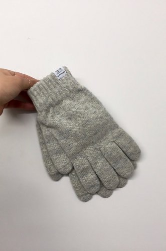 NORSE PROJECTS - NORSE MENS GLOVES"LIGHT GREY MELANGE"