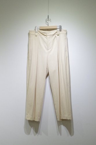 OLDERBROTHER - Pleated Trousers -unisex(Natural)