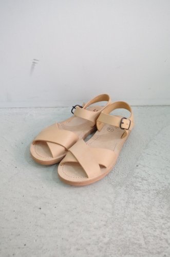  LEVIT 02 - Leather flat sandals - 37 unisex (Nude)サンプル使用の為40%OFF