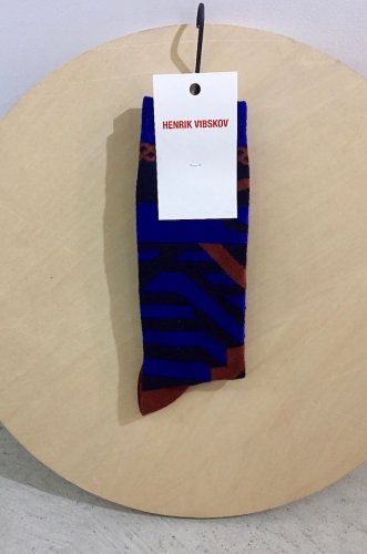 HENRIK VIBSKOV-Peyote Socks(Blue Peyote)