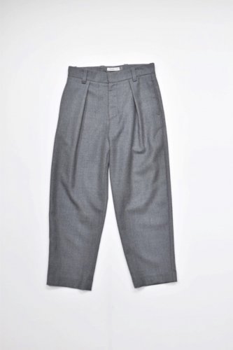 OLDERBROTHER - Pleated Trouser - Wool - Grey - unisex