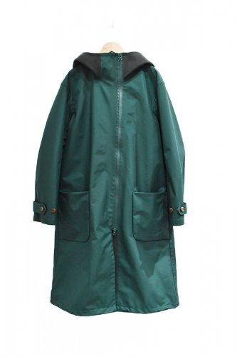 ohta - dark green spring coat - mens
