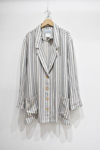 VINTAGE - Stripe tailored jacket