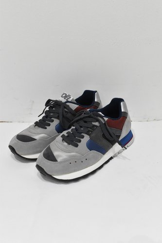 French Military Trainer-D.Gray×Blue×Burgundy