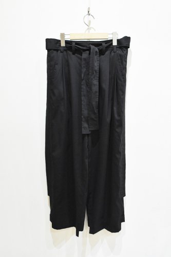 ohta - black wide pants - unisex