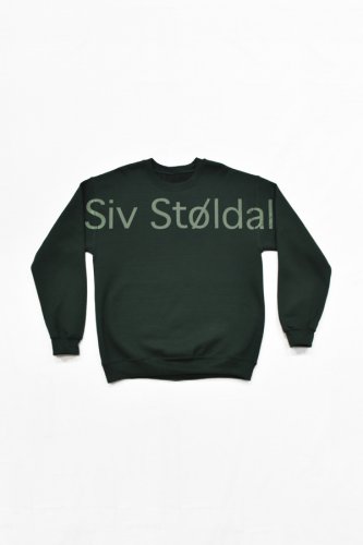 SIV STOLDAL - LOGO SWEAT SHIRTS - forest green - unisex