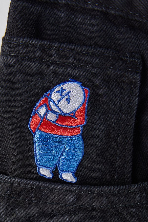 Polar Skate Co. - big boy jeans - pitch black - kitoit / kiik