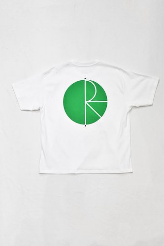 Polar Skate Co. - fill logo tee - white green 