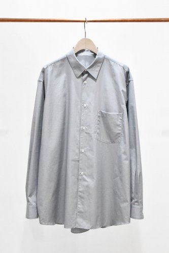 k i i k - British fabric Regular Collar Shirt - Grey - mens