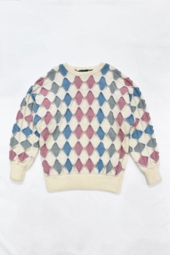 VINTAGE- Pattern Knit Sweater