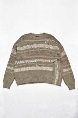 Monica Cordera - Patched Sweater - Taupe, Natural - Unisex