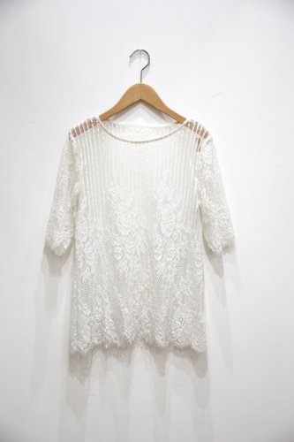 Vintage - WHITE LACE PULLOVER TOPS